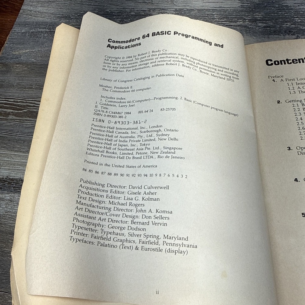Commodore 64: Basic Programming and Applications by Goldstein Mosher 1984 - Picture 15 of 16